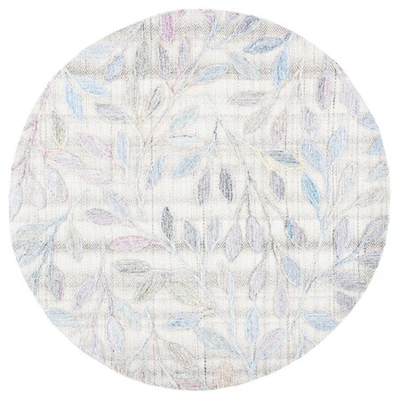 Safavieh 6 x 6 ft. South Hampton Hand Tufted Round Area Rug; Purple & Blue SHA302V-6R